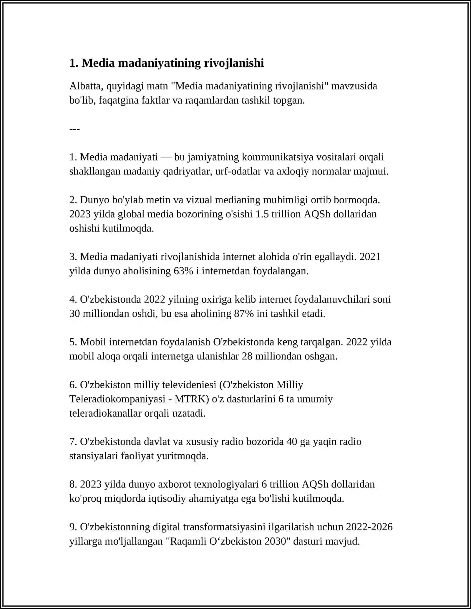 MEDIA MADANIYAT VA INNOVATSION PEDAGOGIK TEXNOLOGIYALAR 3