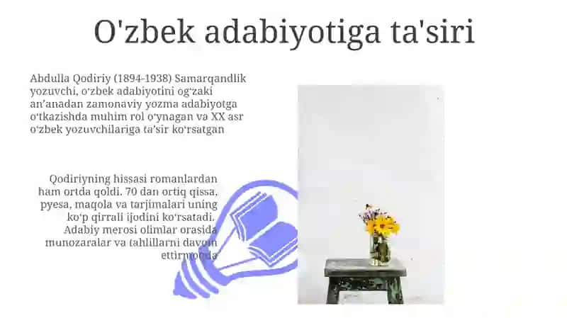 Abdulla Qodiriy hayoti va ijodi 3