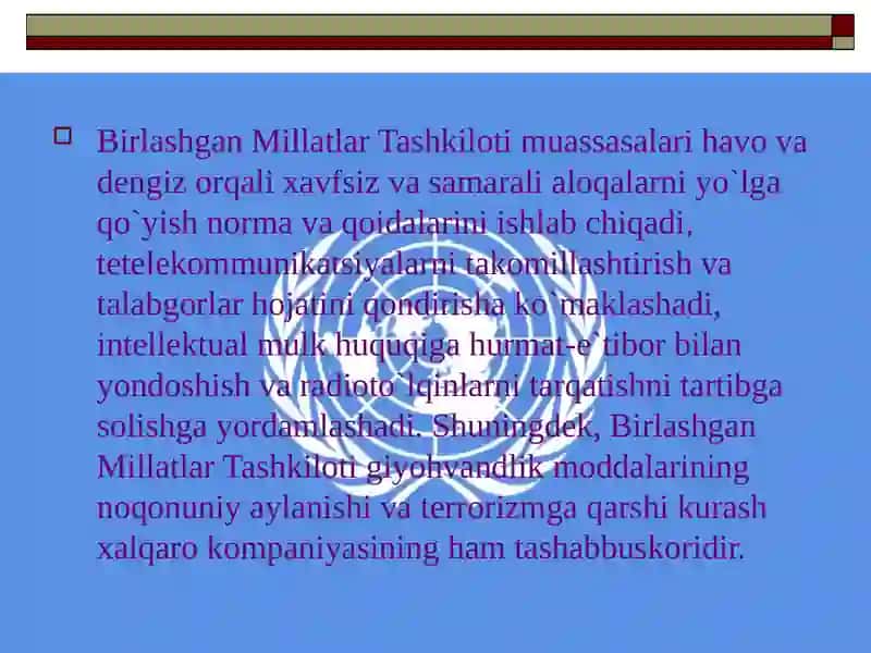 O'zbekistonning jahon hamjamiyatida tutgan o'rni 3