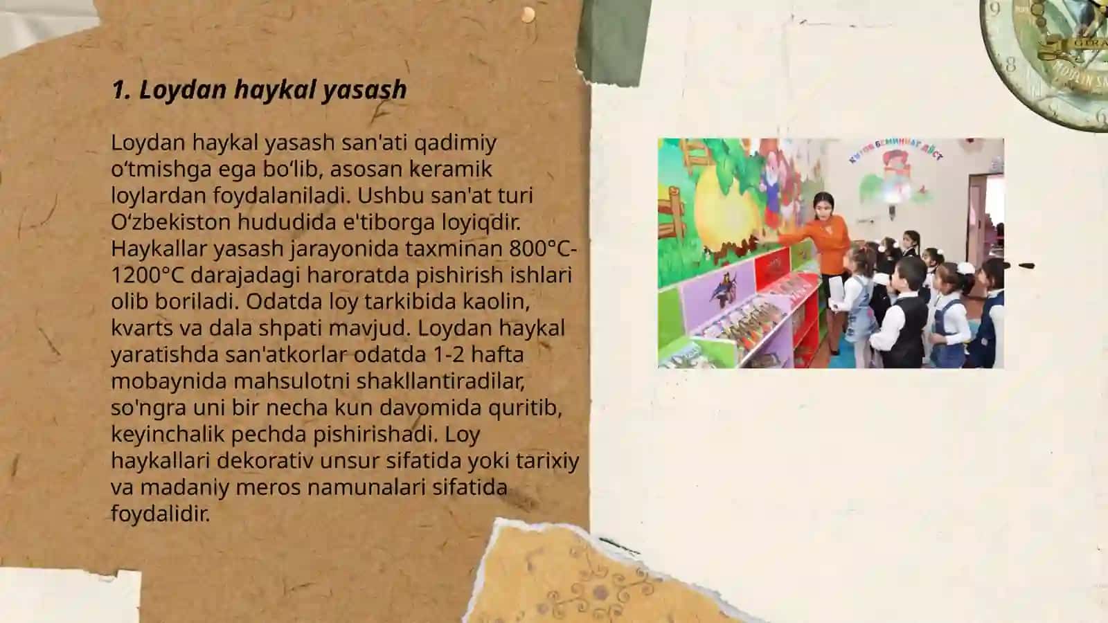 Maktabgacha ta'lim tashkilotlarida loy ishi mashg'ulotlari 3