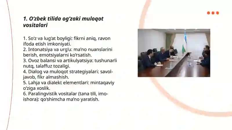 O‘zbek tilida lisoniy hamjamiyatning muloqot vositalri 3