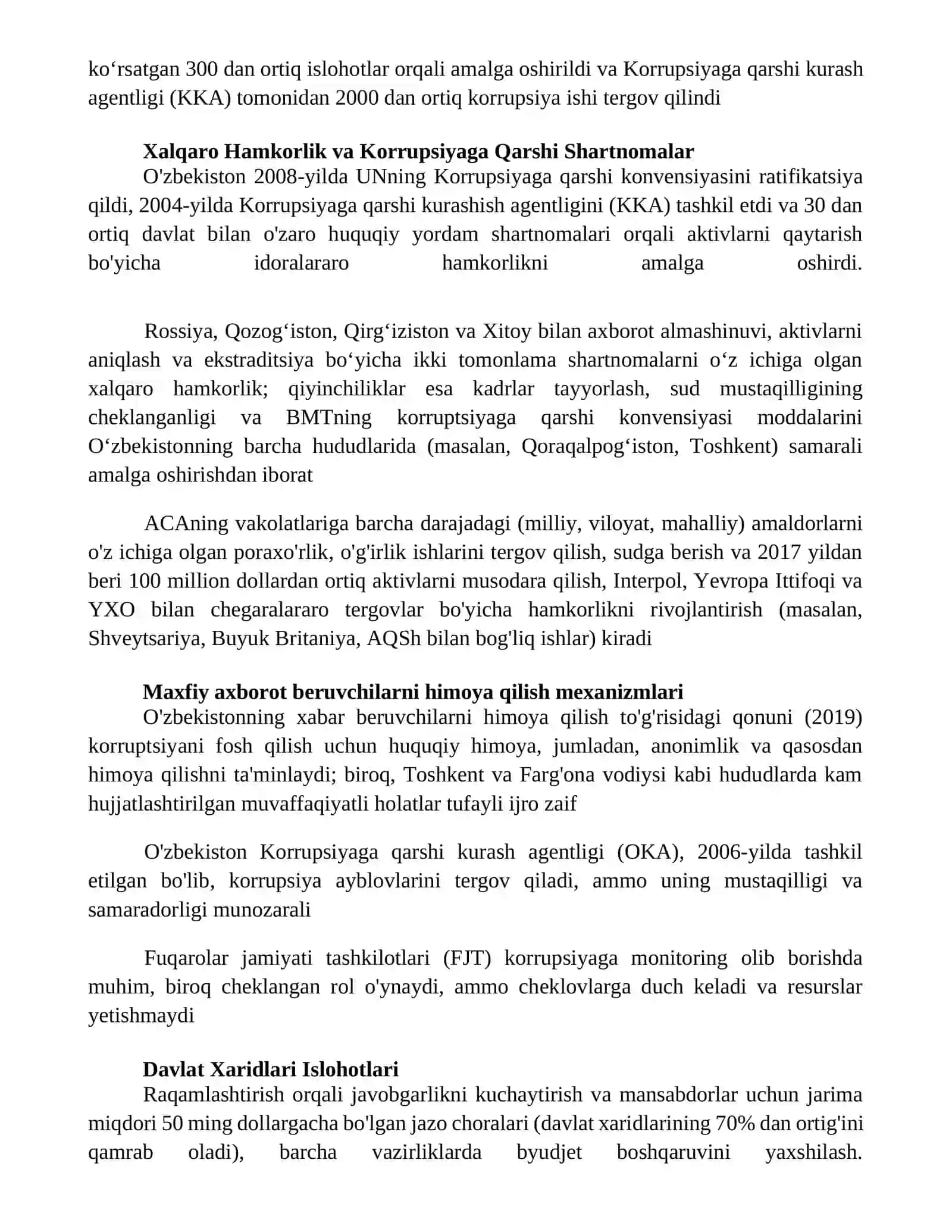 Korrupsiyaga qarshi kurashish mexanizmi 3