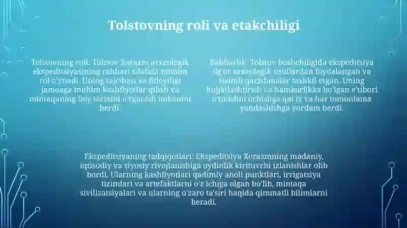 Tolstov Rahbarligidagi Xorazm Arxeologik Ekspeditsiyagasi Tadqiqotlari 3