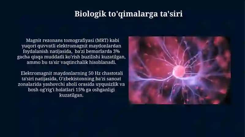 Elektromagnit maydonning organizmga ta‘siri 3
