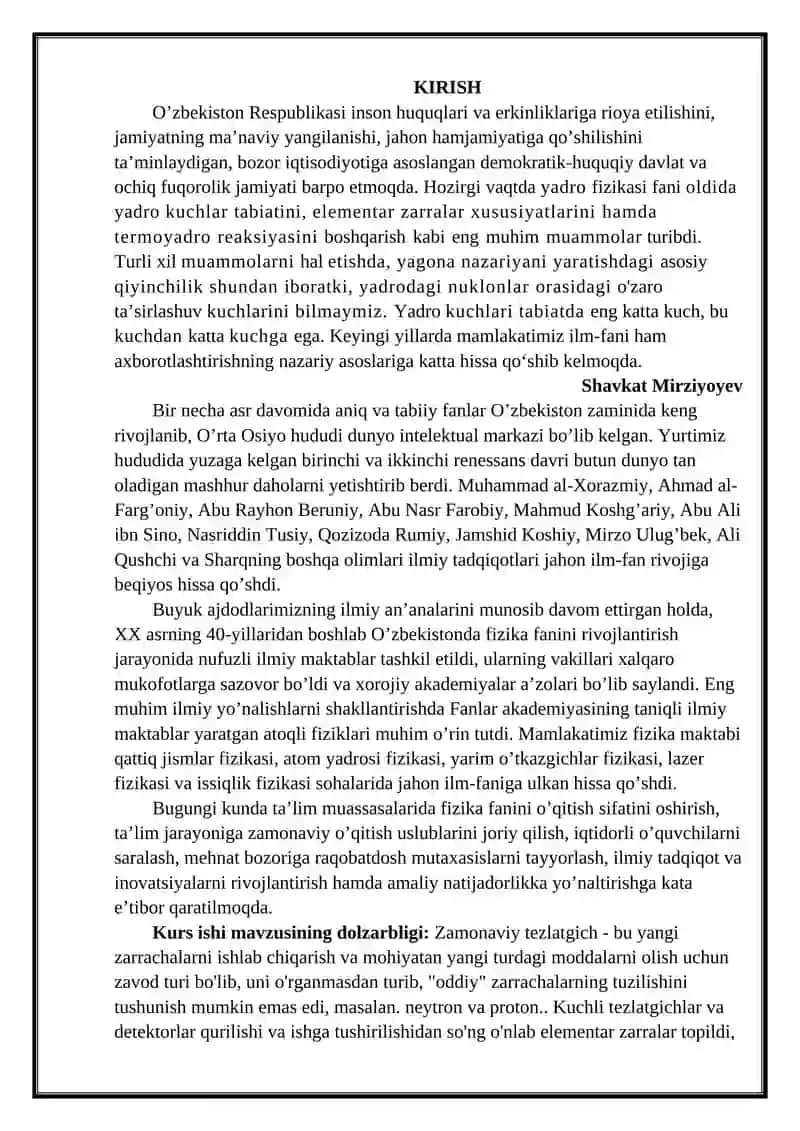 Myossbauer effekti va uning yadro fizikasi hamda texnikada qo’llanilishi 3