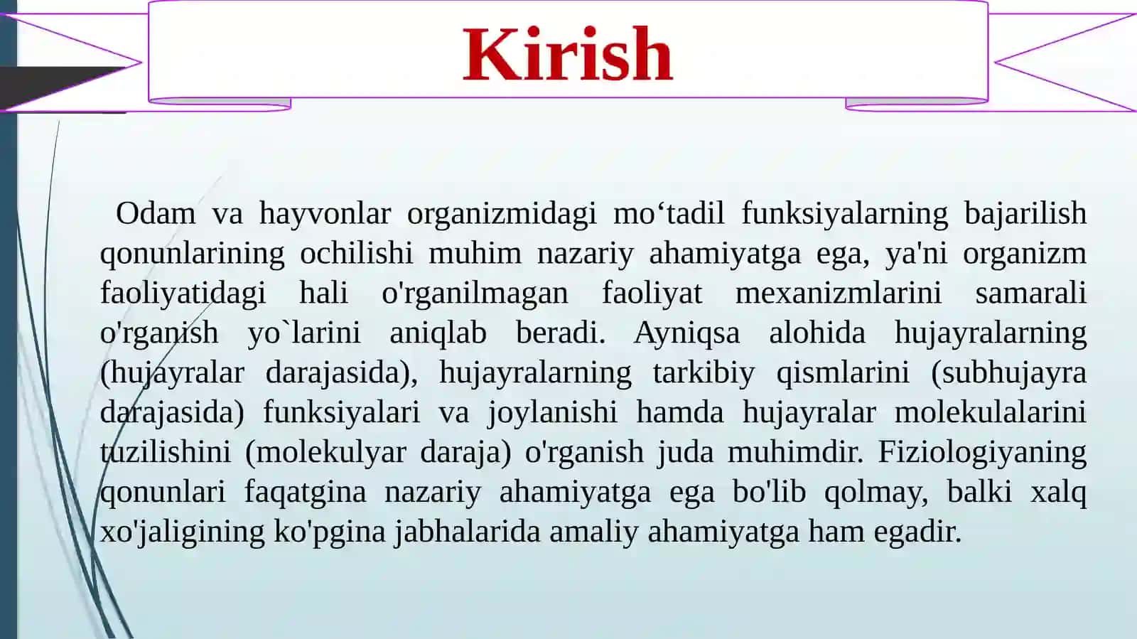 Terivauning vazifalari, terbezlari, terining tarkibi, terlashni boshqarilishi 3