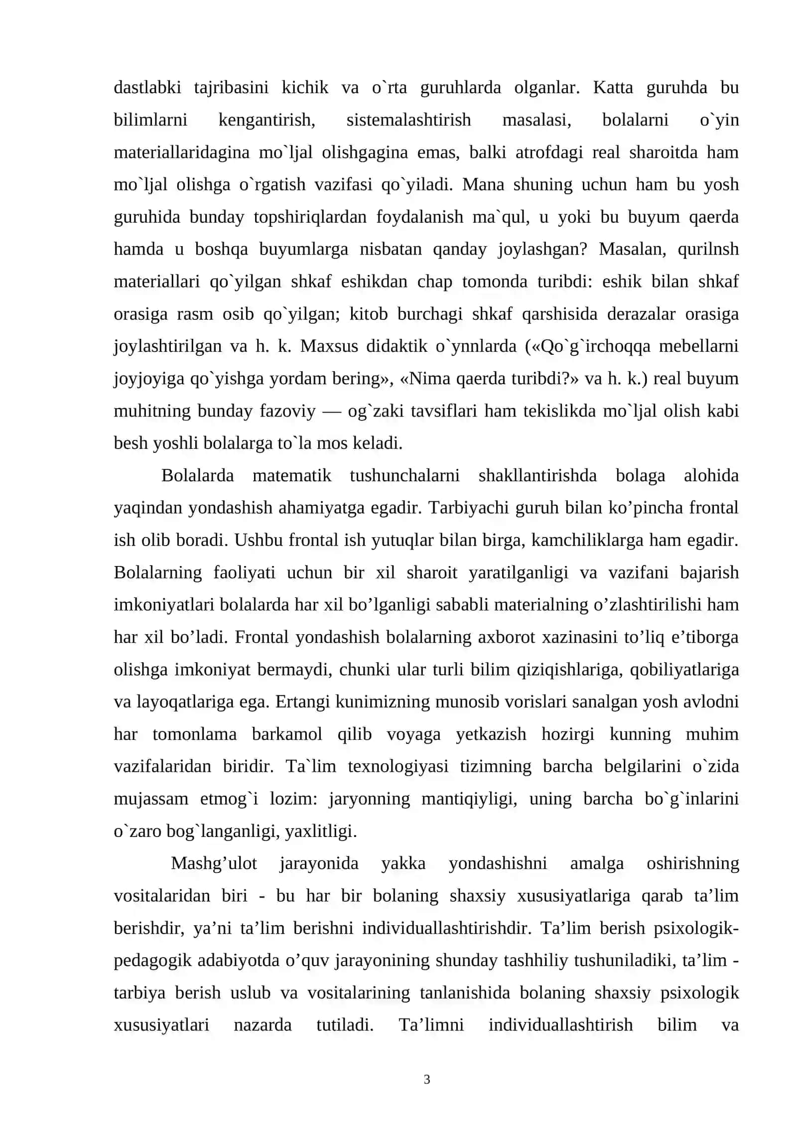 Bolalarda predmetlarning shakli haqida tasavvurlarni shakllantirish 3