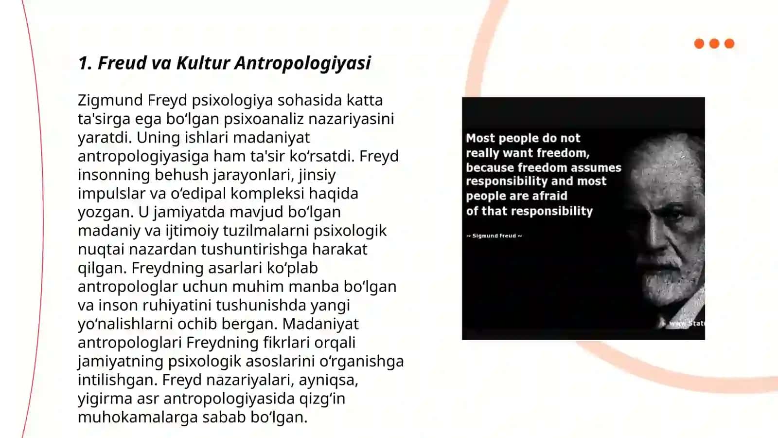 Freud va Kultur Antropologiyasi 3