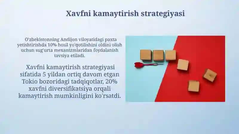 Xavfni kamaytirish strategiyasi 3