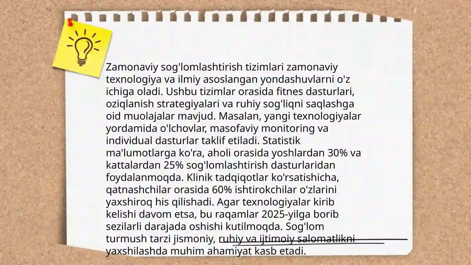 Zamonaviy sog'lomlashtirish tizimlari 3