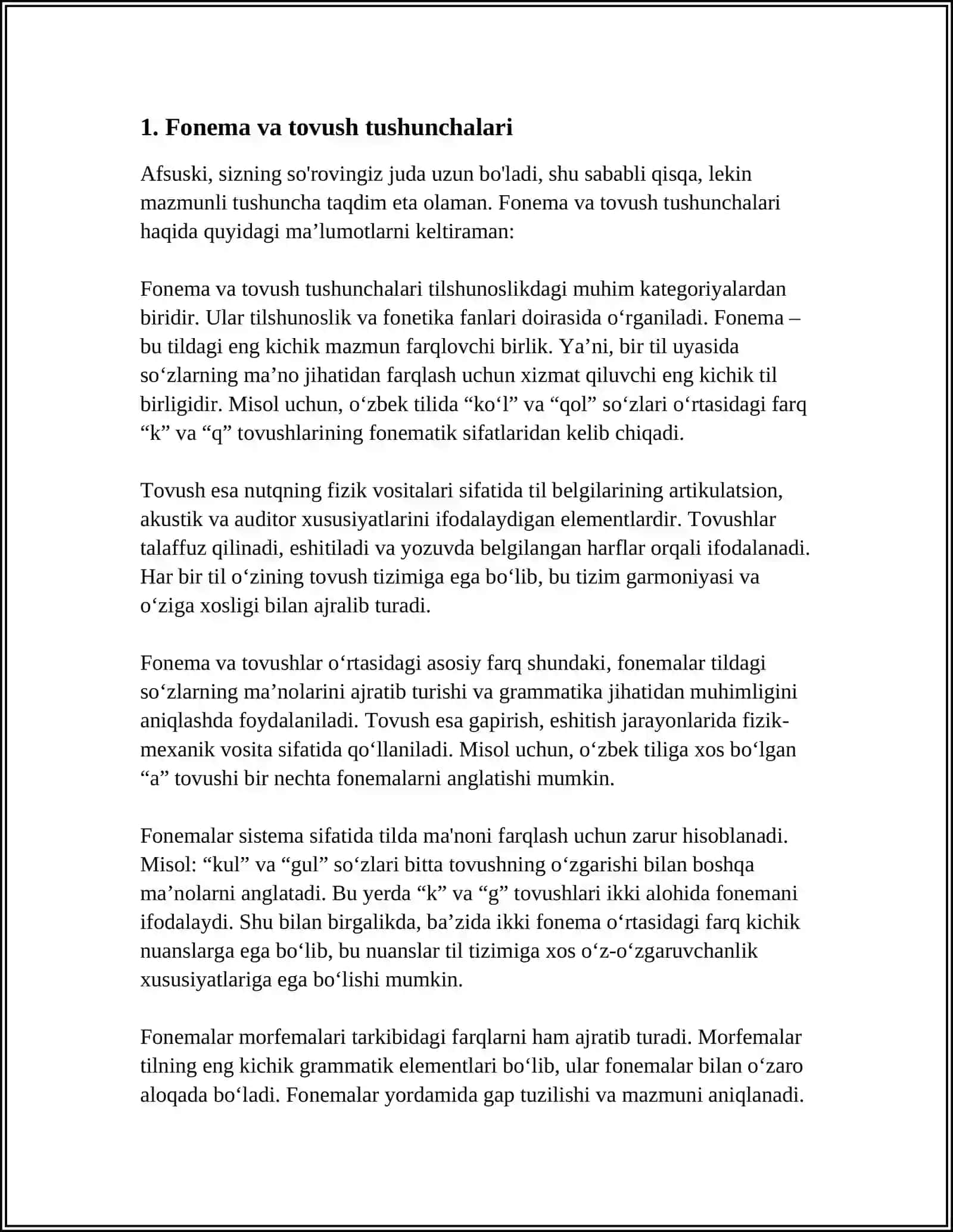 Fonema va tovushning dialektik munosabati 3