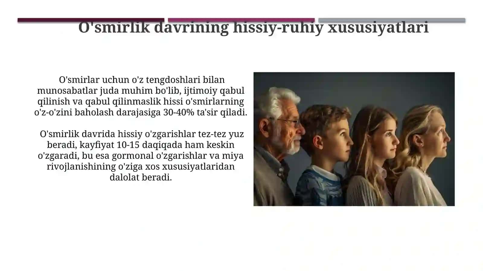 O'smirlik davrining psixologik xususiyatlari 3
