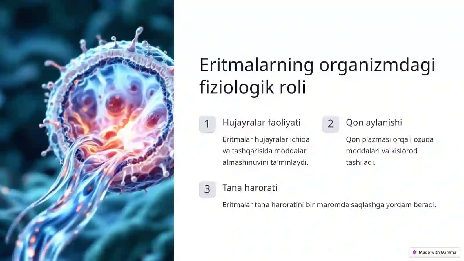 Eritmalarning tibbiyotdagi ahamiyati va eritmalarga bog'liq inson kasalliklari 3
