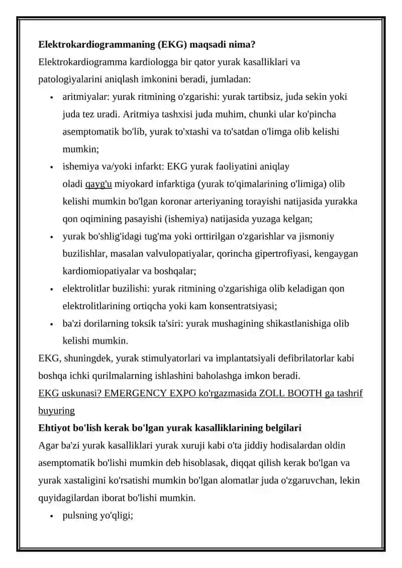 ELEKTROKARDIOGRAFIYA (EKG) 3