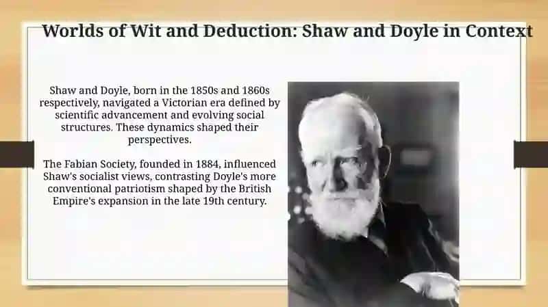 The Literary Works of Bernard Shaw and Arthur ConanDoyle 3