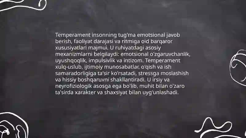 Temperament va uning nazariyalari 3