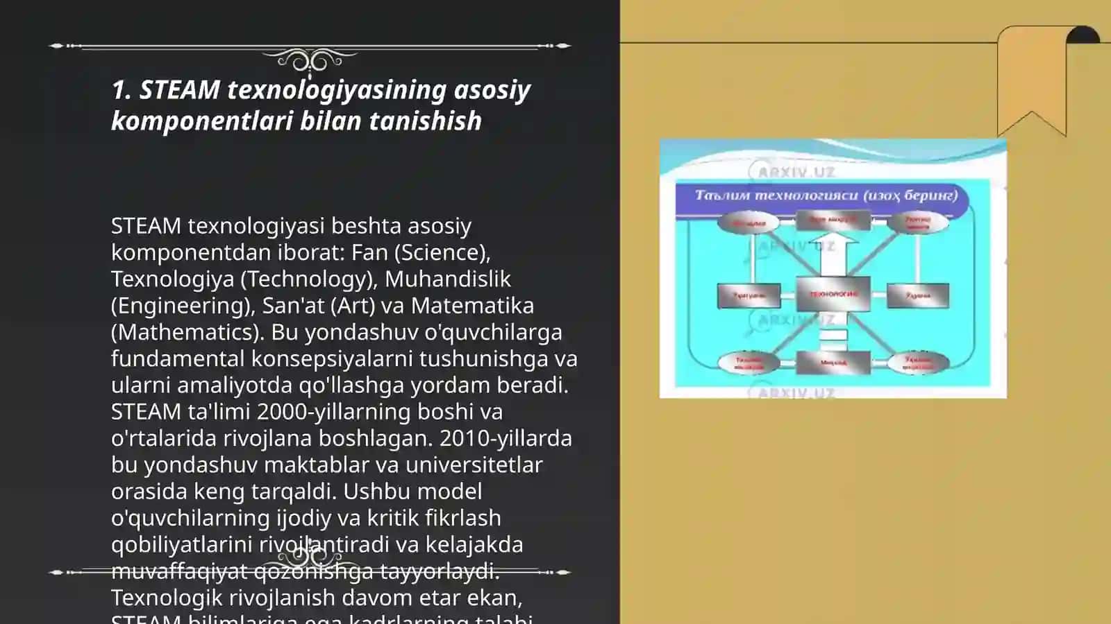 MTT da STEAM texnologiyasi asosida dizayn va kreativ ijodkorlikni shakllantirish 3