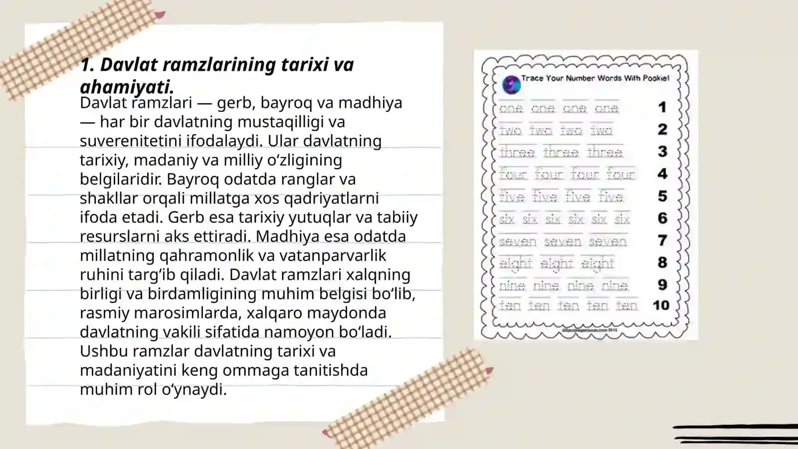 Davlat ramzlariga mehr uyg‘otishga doir tadbirlarni tashkil qilish 3
