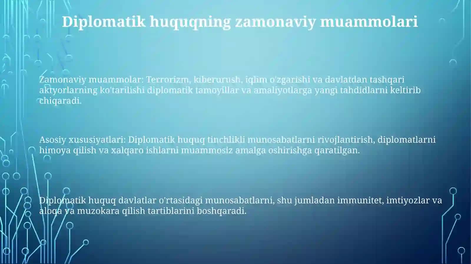 Diplomatik huquq tushunchasi 3
