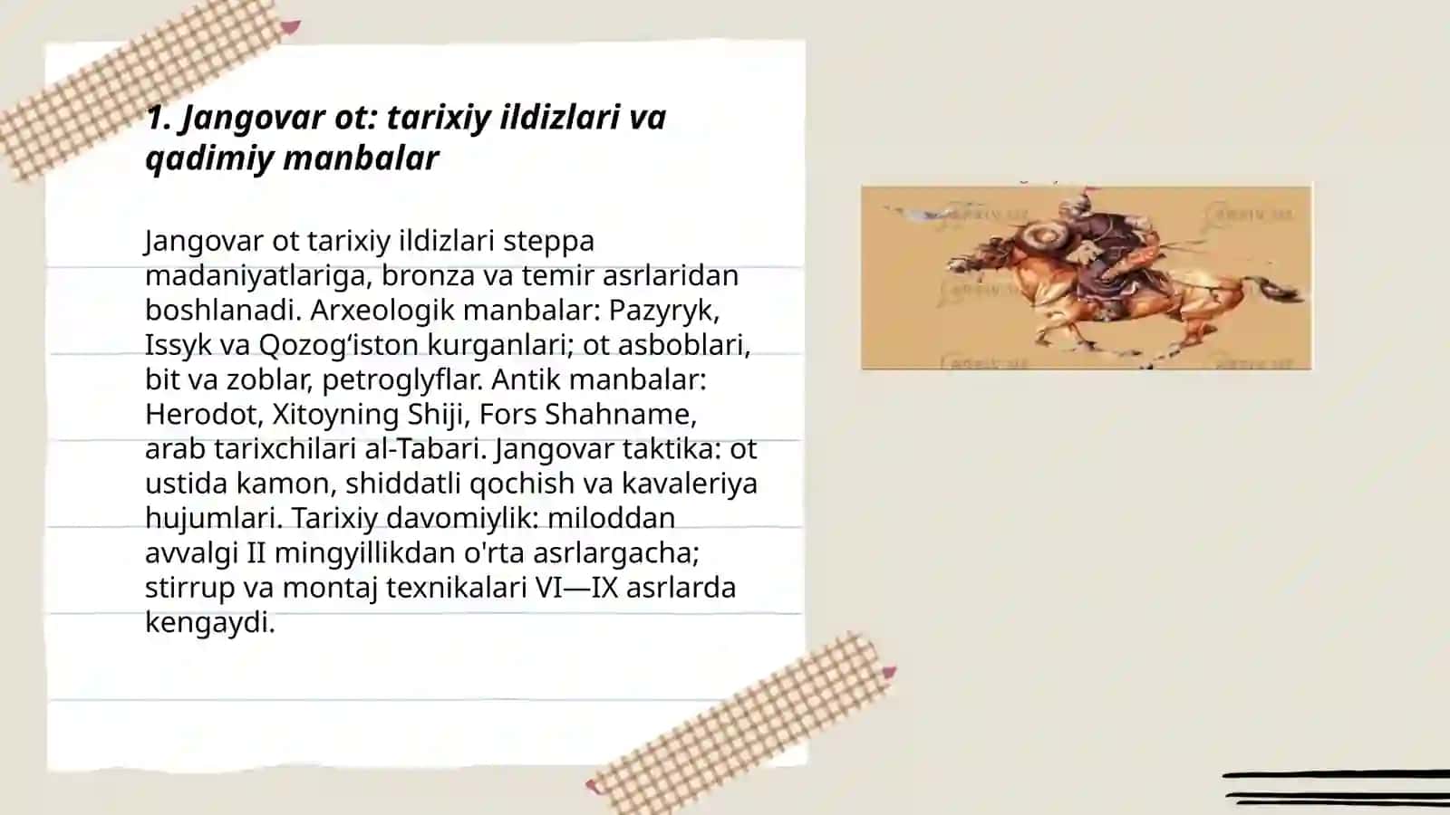 Jangovar ot obrazini tarixiy asoslari va badiiy talqini 3