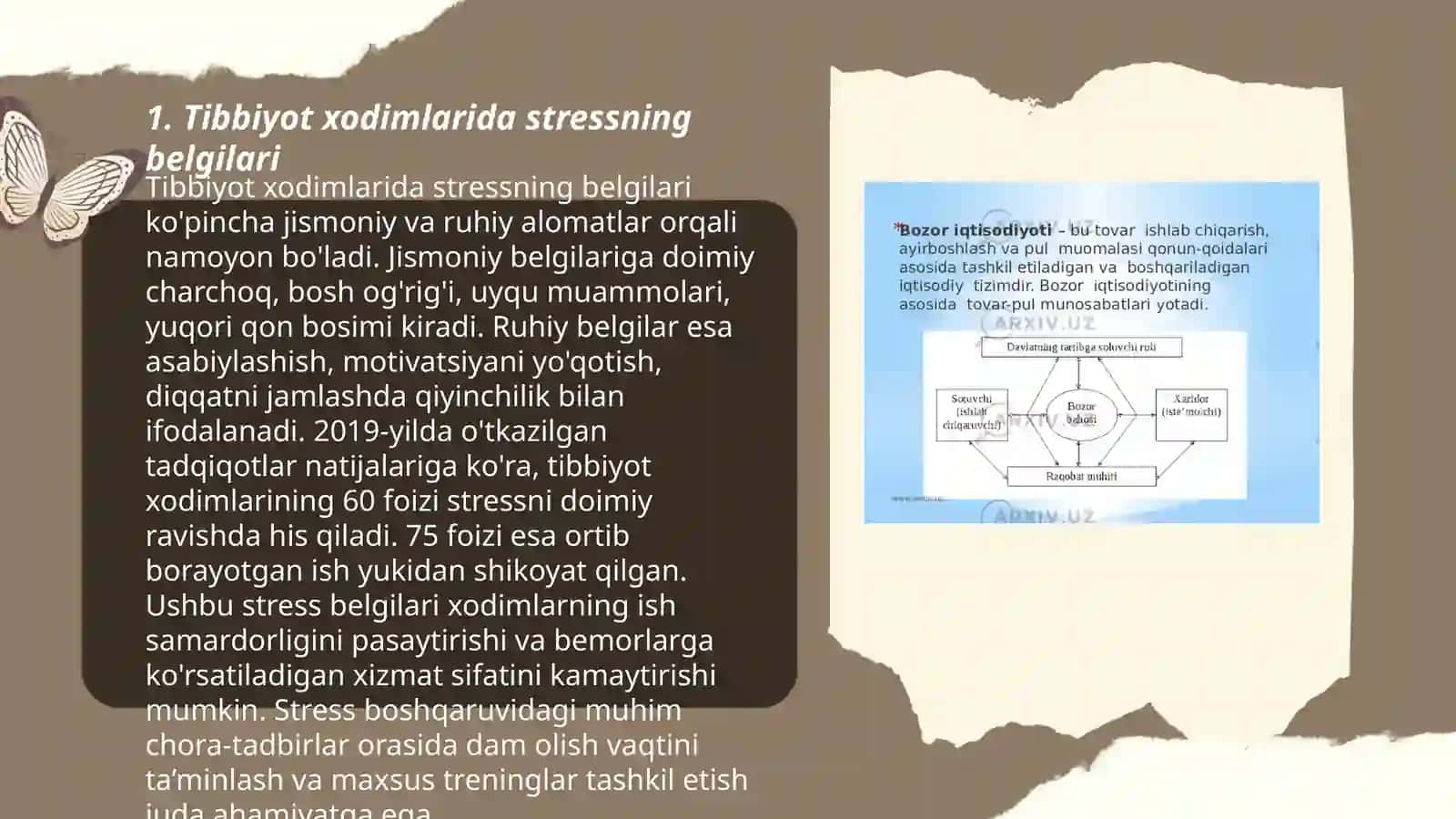 Tibbiyot xodimlarida emotsional holatlarning õziga xosligi:stress va uning bosqichlari, bartaraf etish yõllari. Oilada bola tarbiyasi toifalari va oqibatlari 3