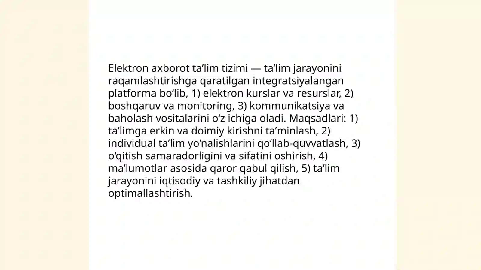 Elektron axborot taʼlim tizimi 3