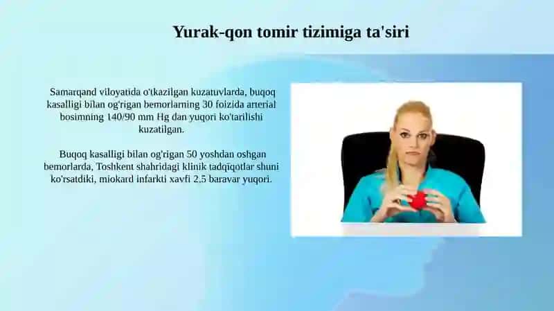 Buqoq Kasalligida Yurak qon tomir tizimidagi oʻzgarishlar 3