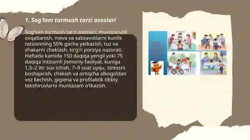 Sogʻlom turmush tarzi. Toʻgʻri ovqatlanish 3