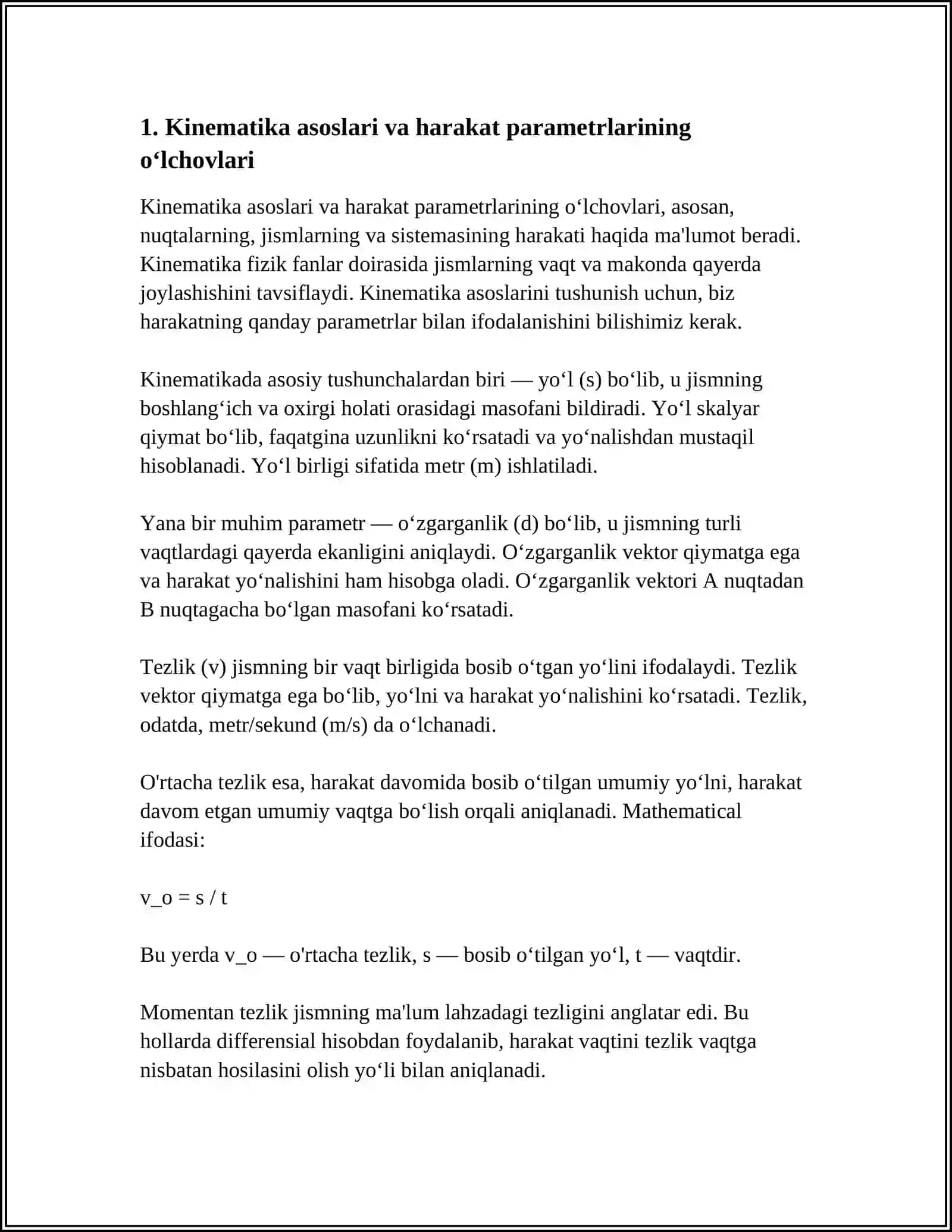 KINEMATIKA ASOSLARI KASALLIKLAR HARAKATNI CHEGARALANISHI 3