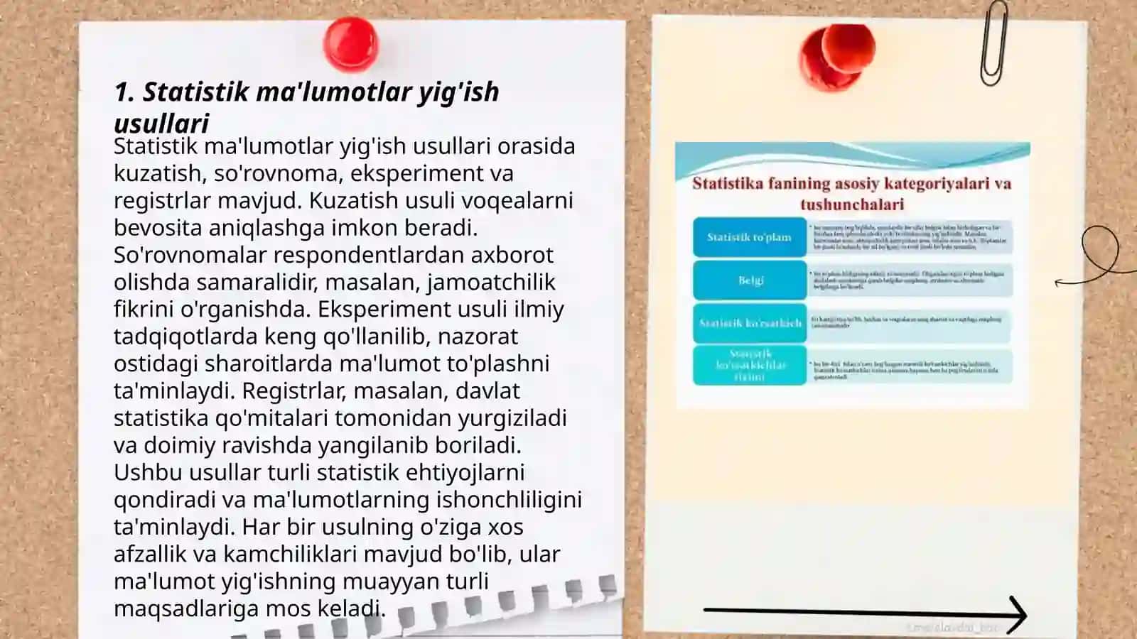 Statistika fanining usullari 3