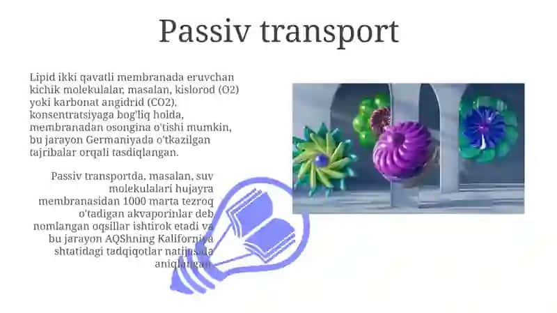 Hujayra biofizikasi va biomembralogiya asoslari 3