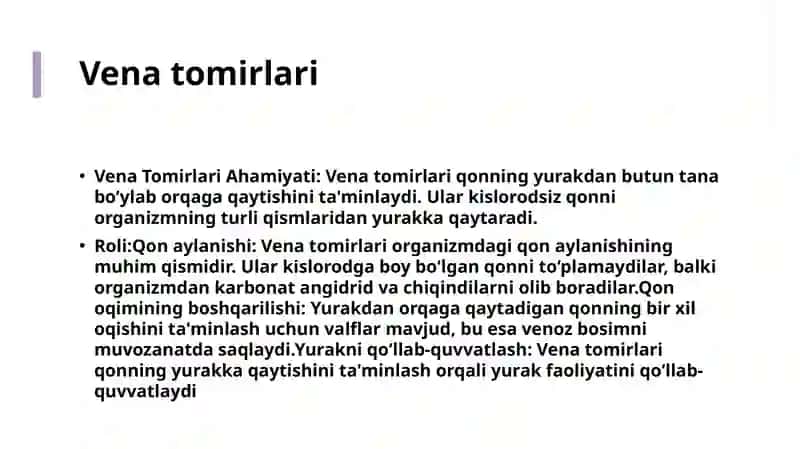 Vena va limfa tomirlari patologiyasi 3