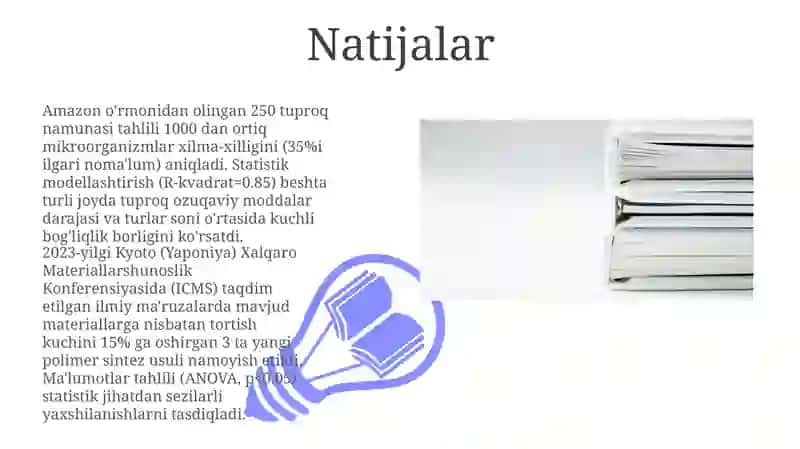2023-yilgi Kyoto (Yaponiya) Xalqaro Materiallarshunoslik Konferensiyasi 3