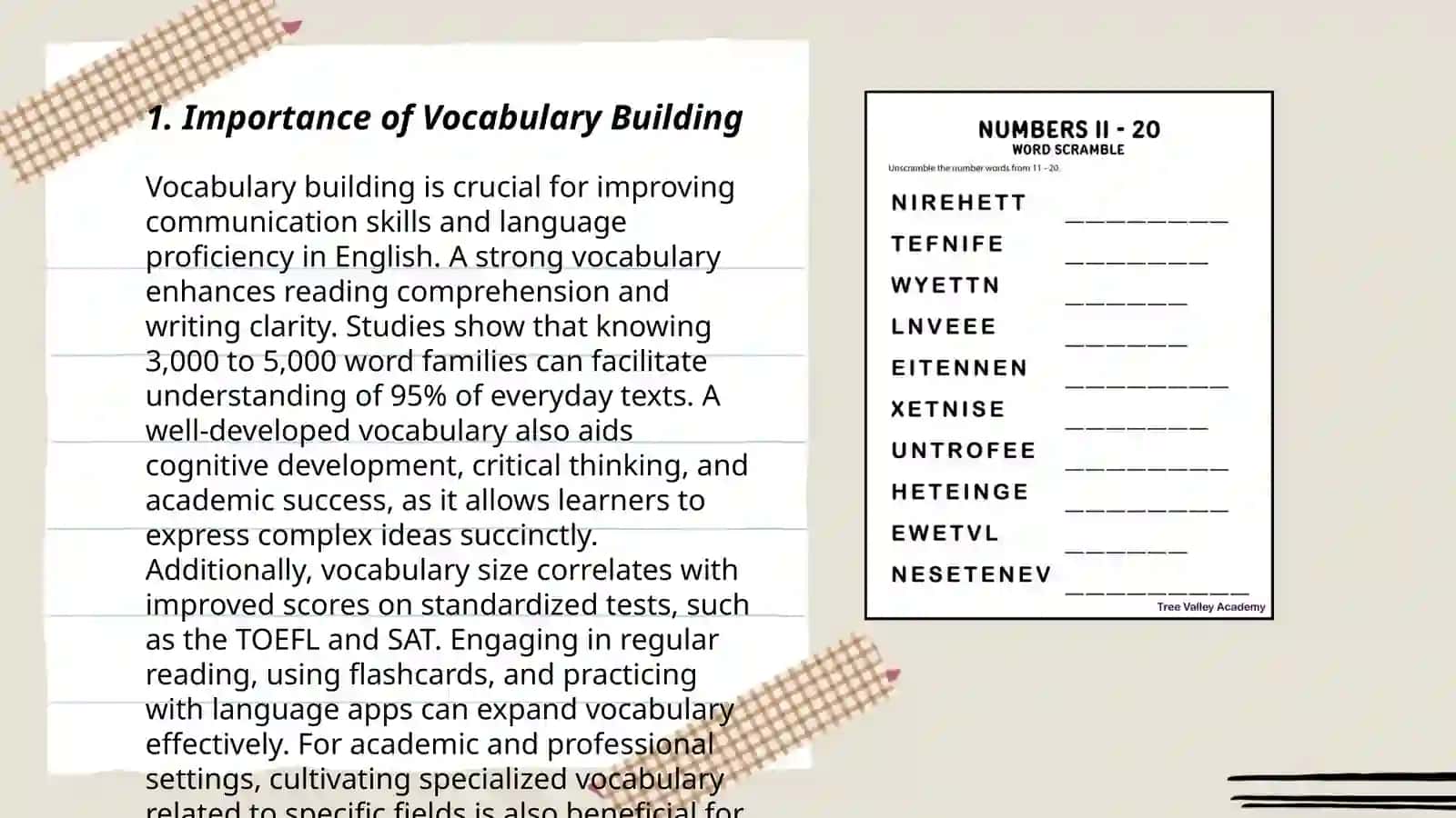 The Development of Writing Skills 3