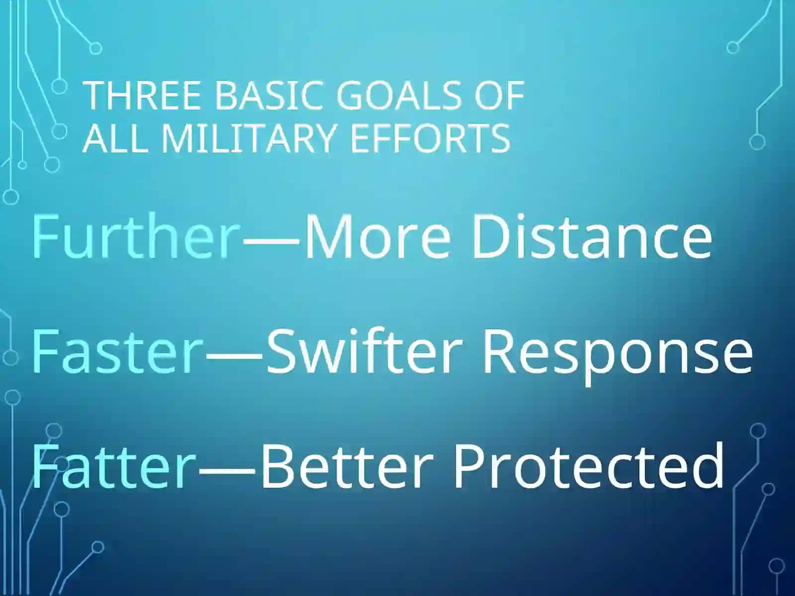 Military Technologies 3