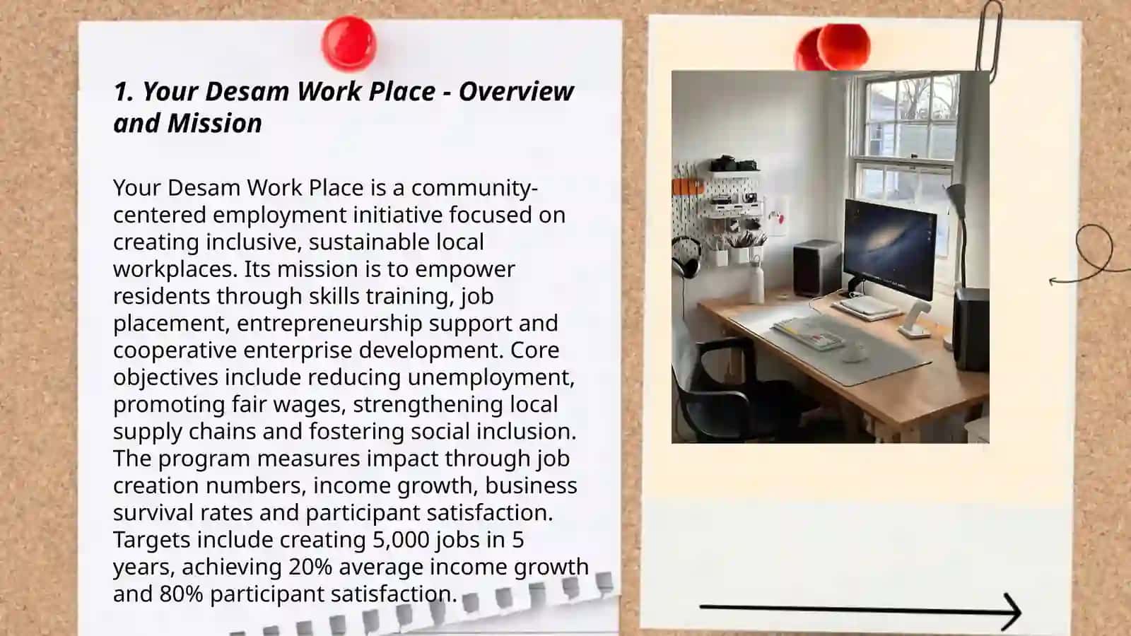 Your Desam Work Place - Overview and Mission 3