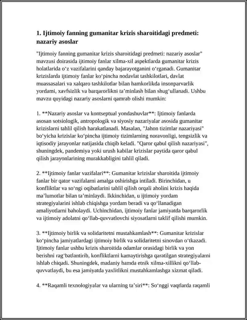 GUMANITAR KRIZSLAR SHAROTIDA IJTIMOIY FANINING PREDMENTI VA MAQSADI VA VAZIFALARI 3