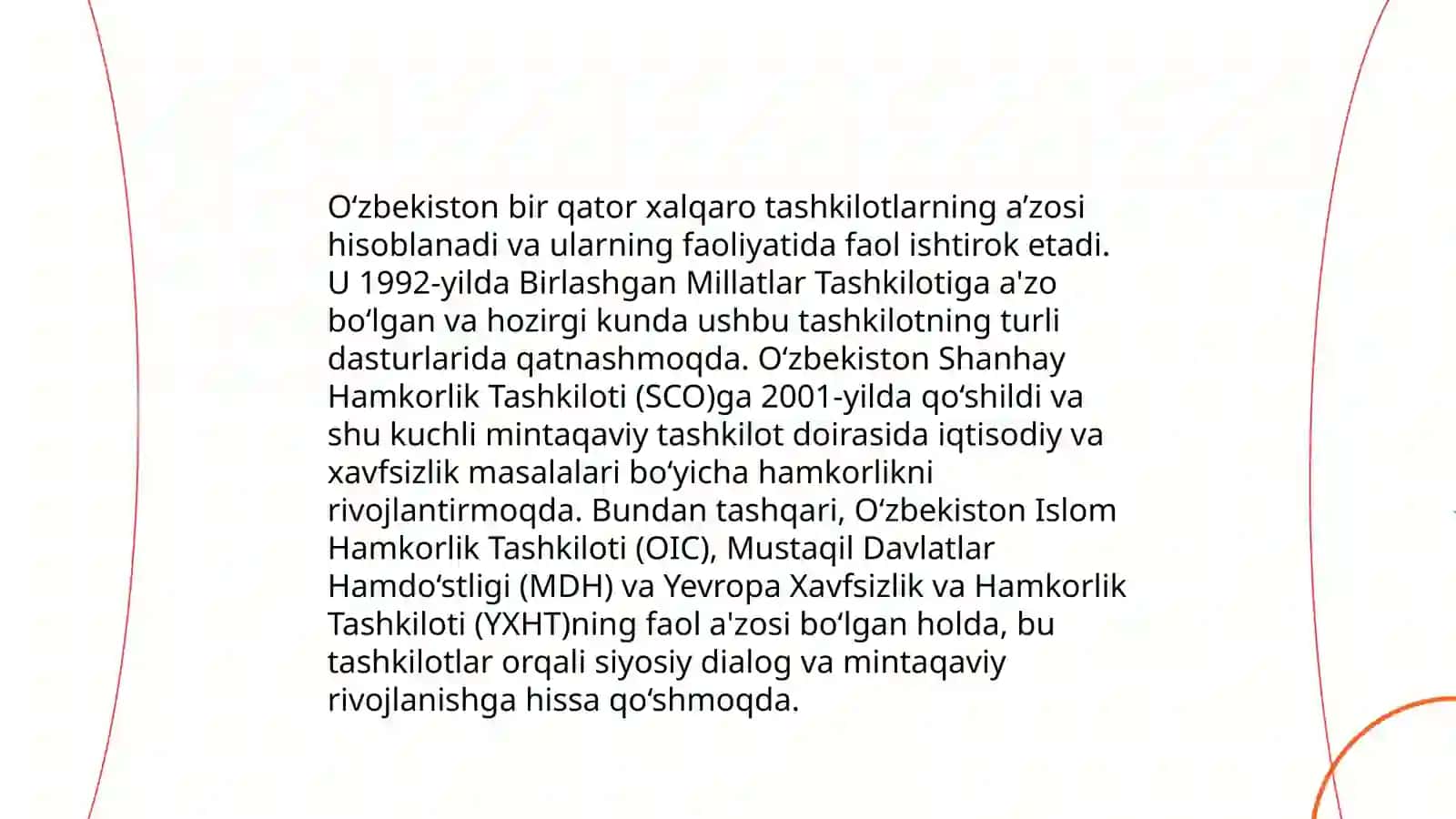 O'zbekiston va jahon hamjamiyati 3
