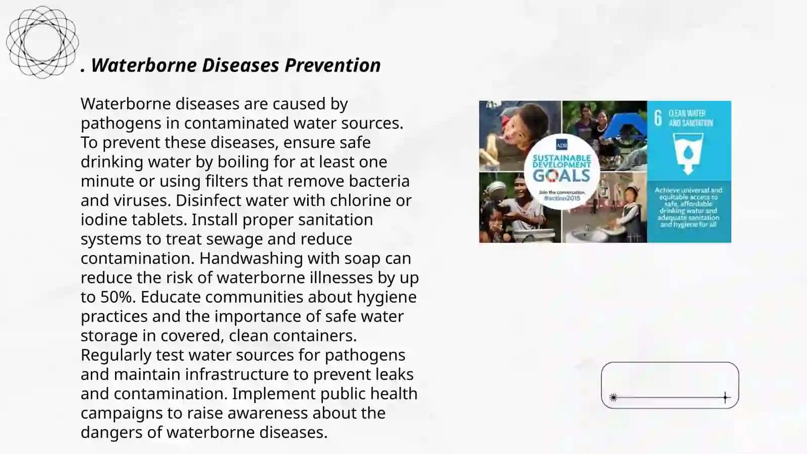 Clean water and sanitation 3