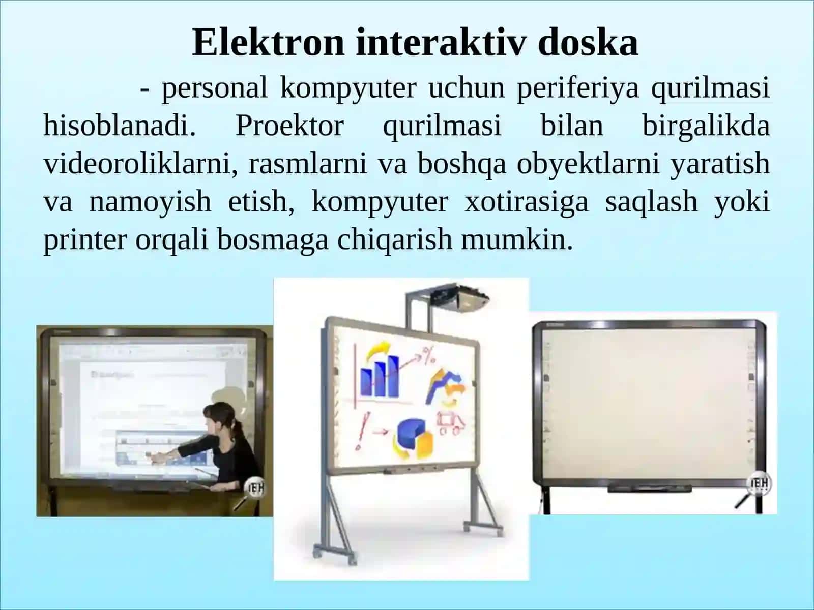 Interfaol doskalarning dasturiy ta’minoti va ulardan foydalanish metodikasi 3