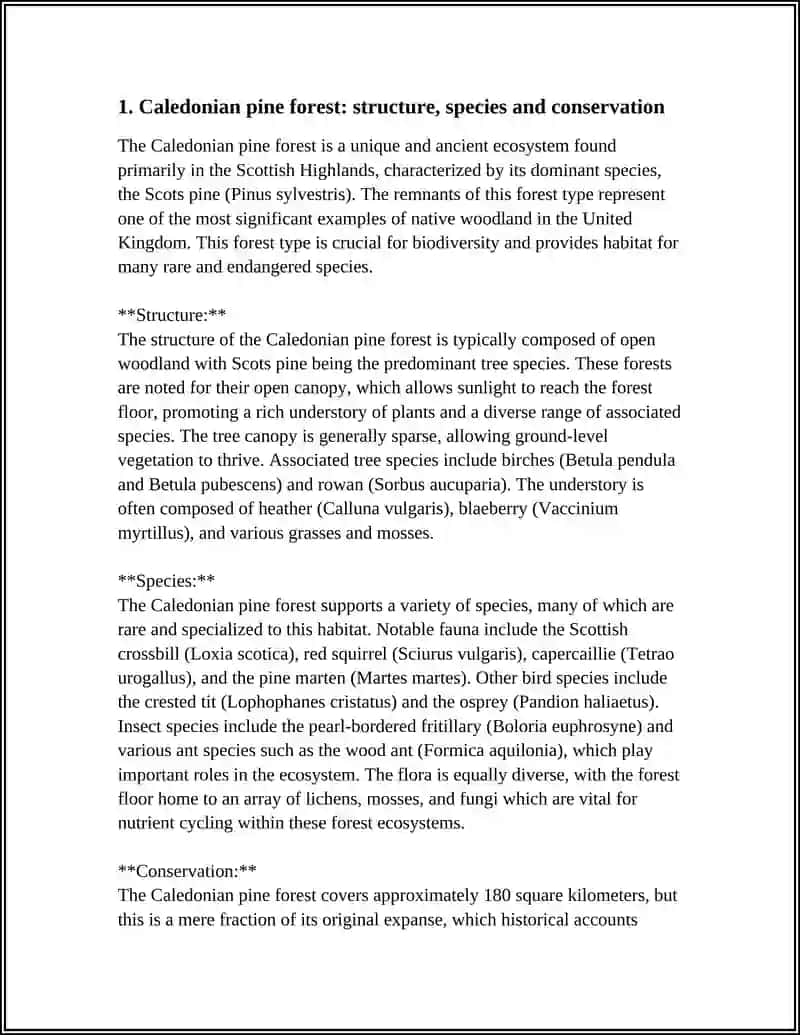 Caledonian pine forest: structure, species and conservation 3