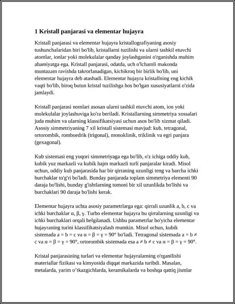 MODDALARNING KRISTALL TUZILISHI 3