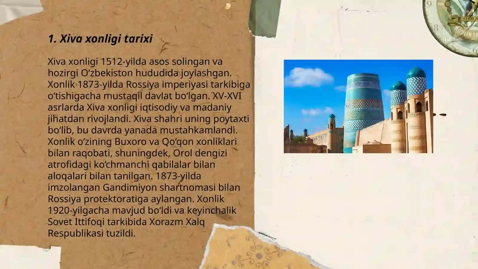 Xiva xonligining ma'muriy -xududiy bòlinishi 3