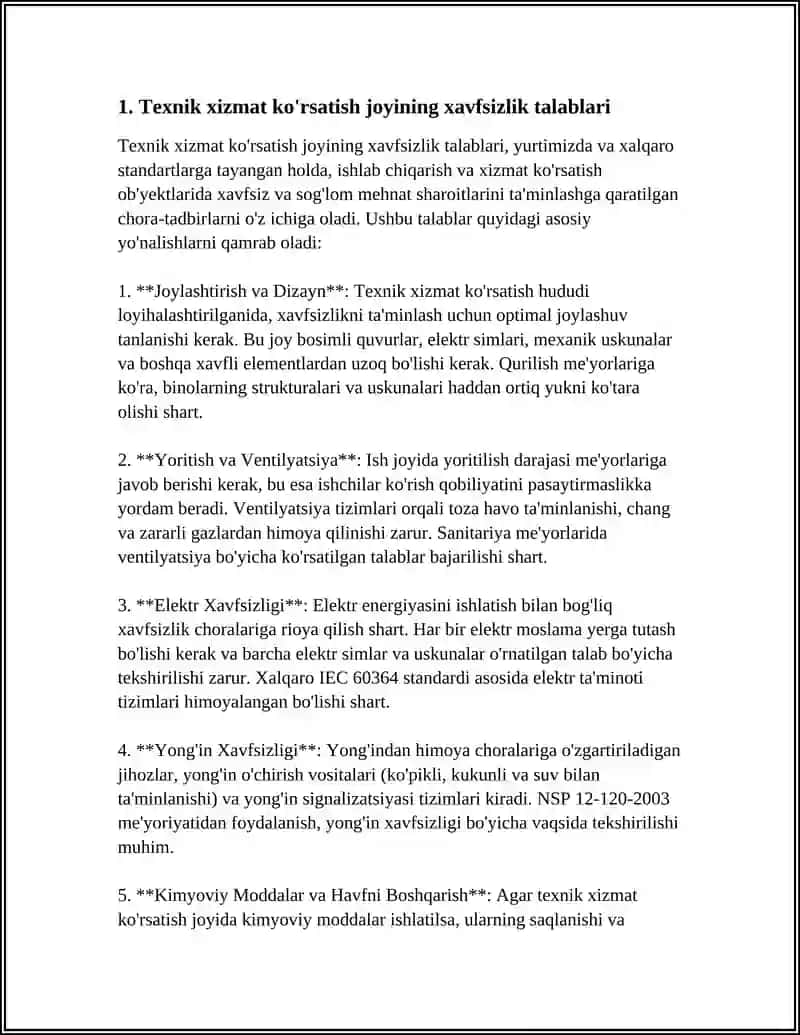 TRAKTORLAR VA AVTOMOBILLARGA TEXNIK XIZMAT KOʻRSATISHD AXAVFSIZLIK TEXNIKASI 3