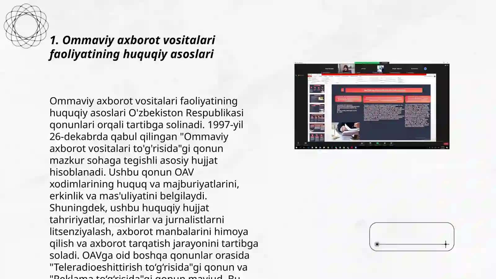 Ommavit axborot vositalari faoliyatining konstitutsiyaviy huquqiy asoslari 3