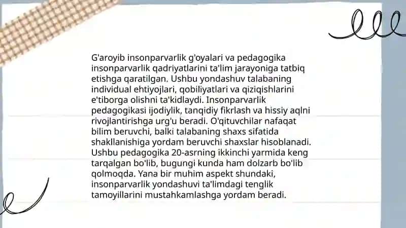 G'ARB UYG'ONISH DAVRIDA PEDAGOGIKA FANI TARAQQIYOTI 3