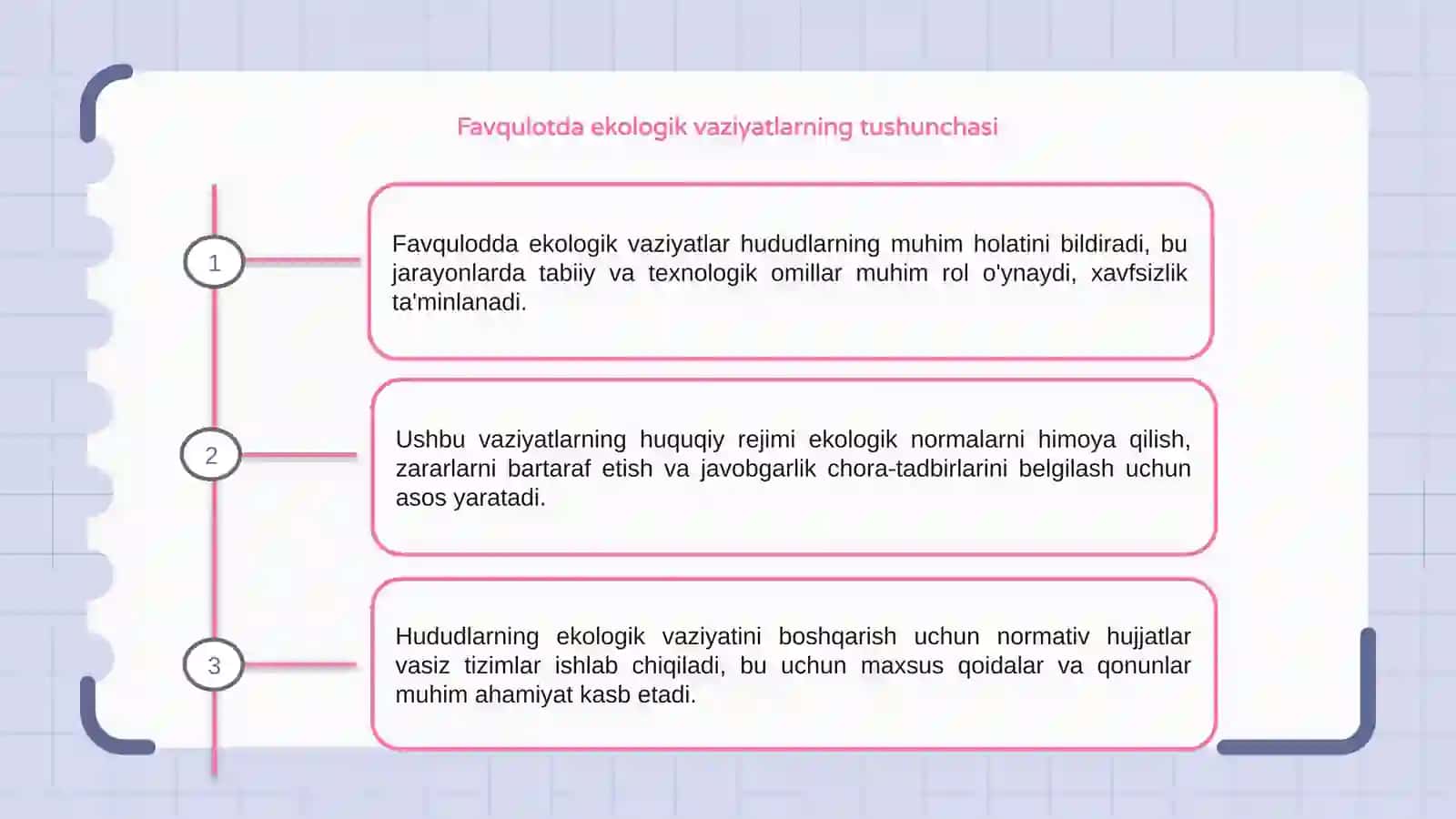 Favqulotda ekologik vaziyatlar va hududlarning huquqiy rejimi 3