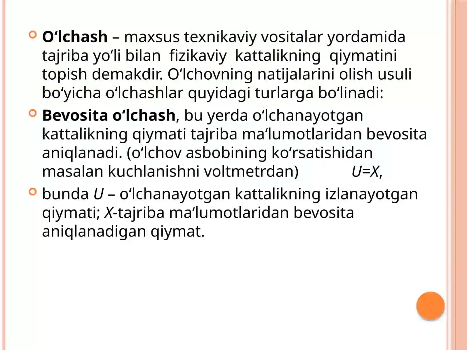 Elektr O’lchovlari fanidan tayyorlagan 3