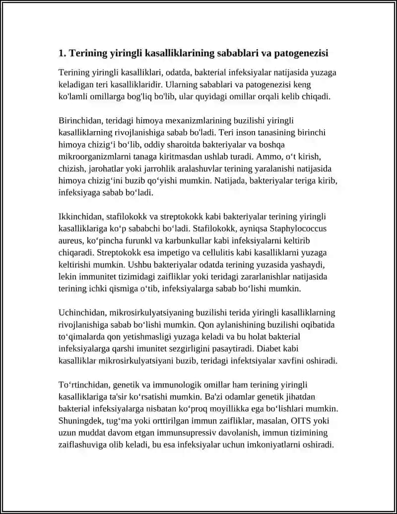 TERINING YIRINGLI KASALLIGI 3