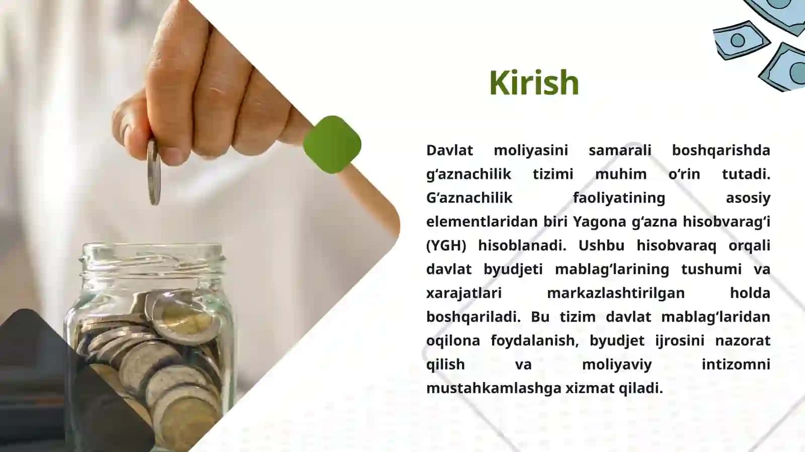 G‘aznachilikda yagona g‘azna hisobvarag‘ini tashkil etish 3